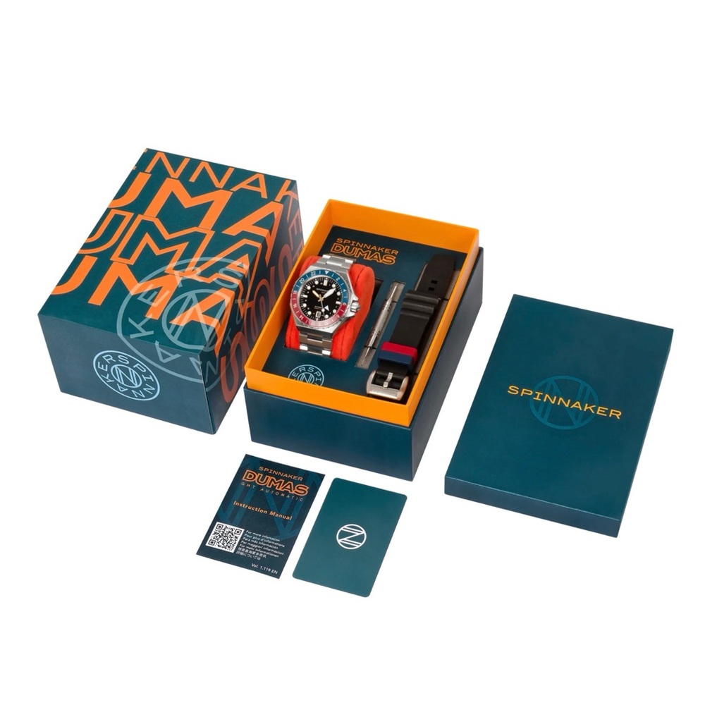 SPINNAKER Dumas GMT Automatic 44mm 300m Dive Watch - Picture 7 of 9
